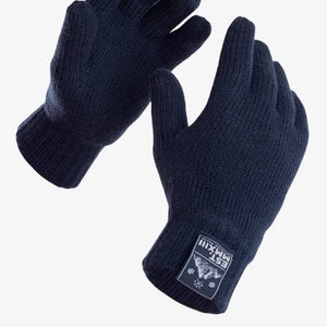 Rough Gloves Handschuhe, Vollfingerhandschuhe, Unisex Strickhandschuhe mit Thinsulate Futter in verschiedenen Größen/Farben Manufaktur13 Bild 2