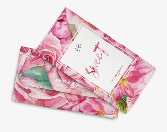 Sugar Sweet Blumen Tabaktasche Flower Floral Tabakbeutel Sugar Sweet Blumen Tabaktasche Flower Floral Tabakbeutel