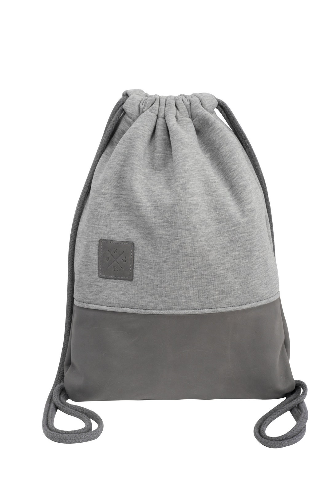 Grey Leather Sports Bag Von Manufaktur13 – Leder Rucksack Mit Reißverschlussfach