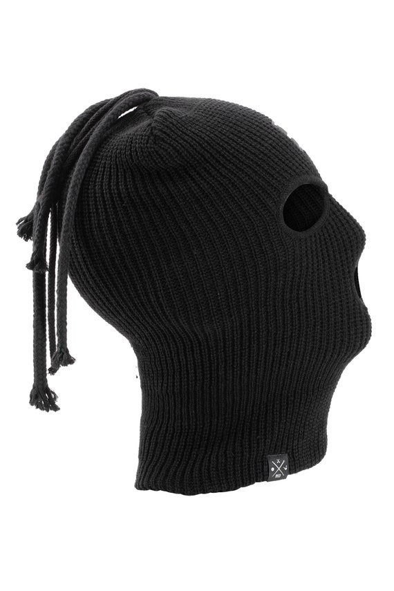 Dread Balaclava - 3-hole Storm Mask With Dreadlocks