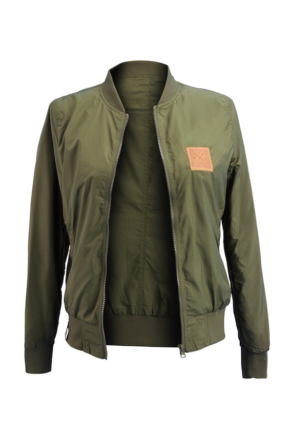 Women Bomber - Leichte Damen/Frauen Bomberjacke, Übergangsjacke mit Waffle Stretch Seiteneinsätzen, Bikerjacke, Pilotenjacke (Dazzle)