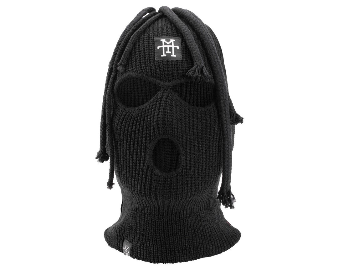 Dread Balaclava - 3-hole Storm Mask With Dreadlocks, Balaclava