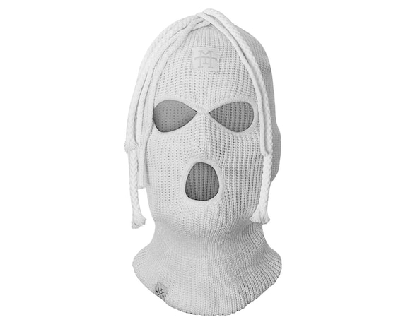 【IMPORT】white braid ski mask balaclava Alpinestars ZX Evo v2 Nomex Balaclava