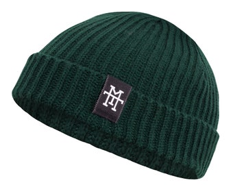 Manufaktur13 Heritage Docker Beanie - Dockermütze, Work Wear Dockercap, Fischermütze, Strickmütze, Vegan (Harbour)