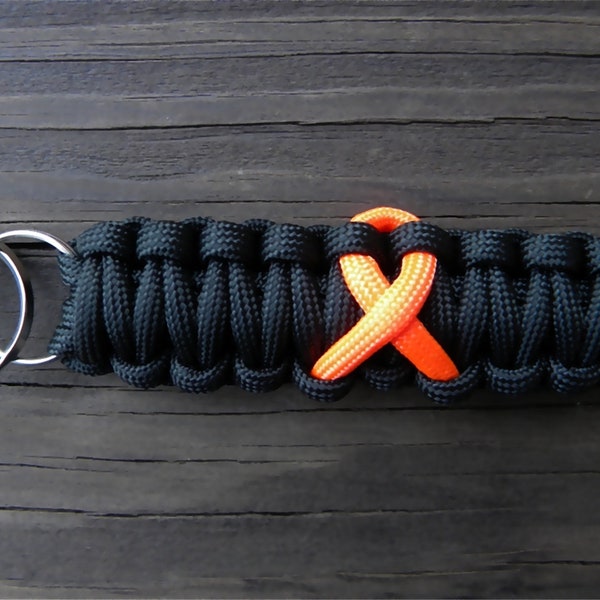 Peach Ribbon Awareness Key Chains - Fundraising For A Cause