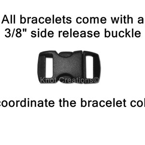 Medical Alert Bracelet, Paracord Bracelet, Survival Bracelet, Peanut Allergy, Diabetic Bracelet, Epilepsy, Asthma, Autism, Waterproof image 6