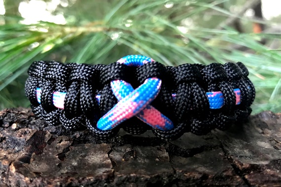 Blue ribbon shop bracelet