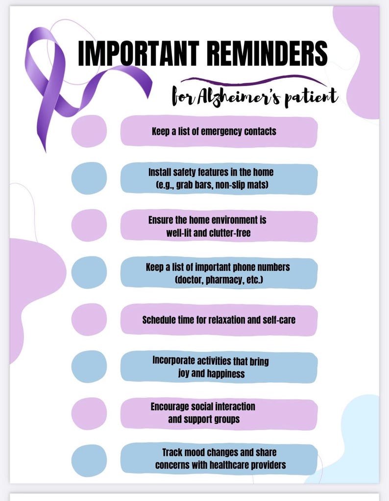 Caregivers, Planner and Checklist for Alzheimer’s and Dementia ...