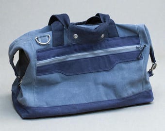Waxed Canvas Duffel Bag | Large Unisex Travel & Gym Bag | Durable Weekender