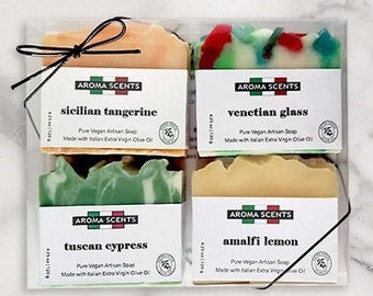 Italian Soap Gift Set - Italian Mom Gift - Italy Gift - Gifts for Italians - Italian Soap - Gift for Nonna - Italian Owned - Decorative Soap