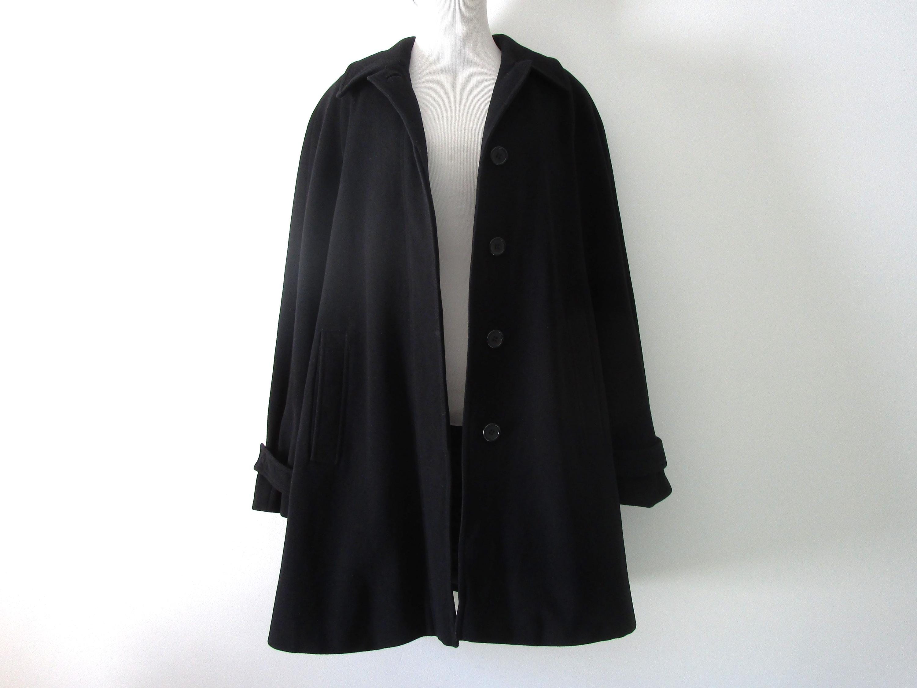 ジャケット・アウター 90s vintage deadstock goffa x wool coat True Vintage John Weitz Trench Coat Mens 42 Brown Jacket