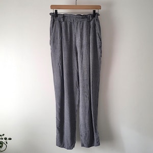 Pantalones ajustados de lunares negros - Forenza vintage de los 80 - Talla mediana