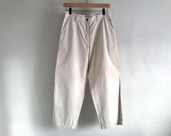 LL Bean Wide Ankle Cargo Pants - Vintage 00s Hiking - Womens 8