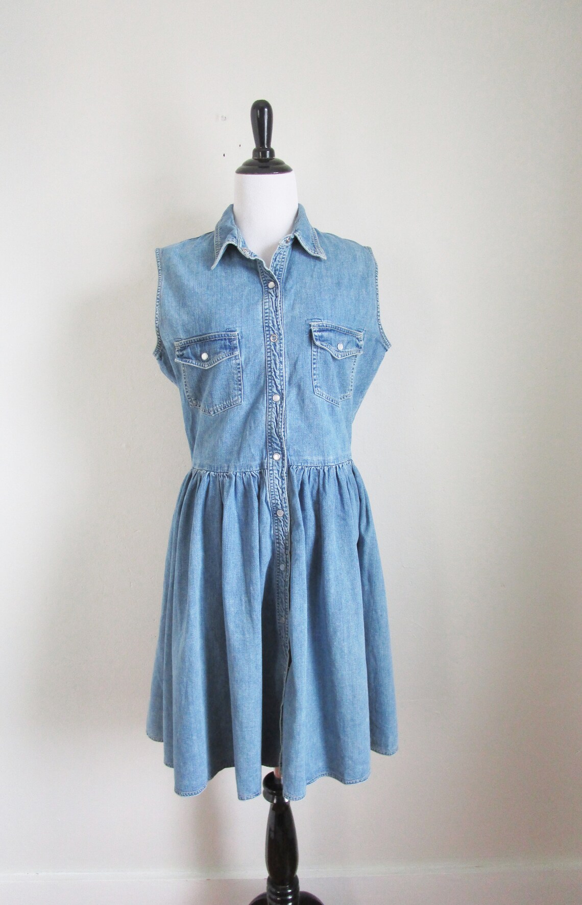 donna karan denim dress