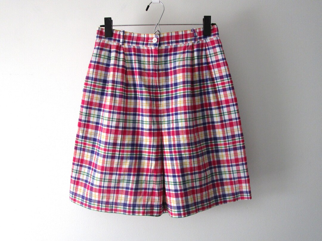 Vintage 90s 100% Silk Khaki Bermuda Shorts