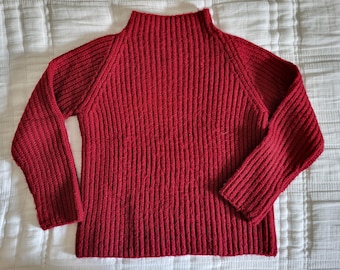 Red Pullover Sweater - Vintage 90s Jones New York - Womens Size Small