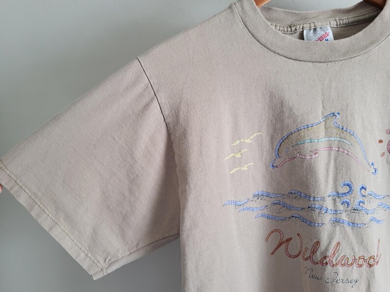 Wildwood NJ Vintage T-Shirt - 90er Jahre Baumwolljerzees mit Rundhalsausschnitt - Größe Medium Bild 5