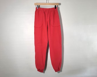 Red Pull On Pants - Vintage 90s LL Bean - Womens Size Small