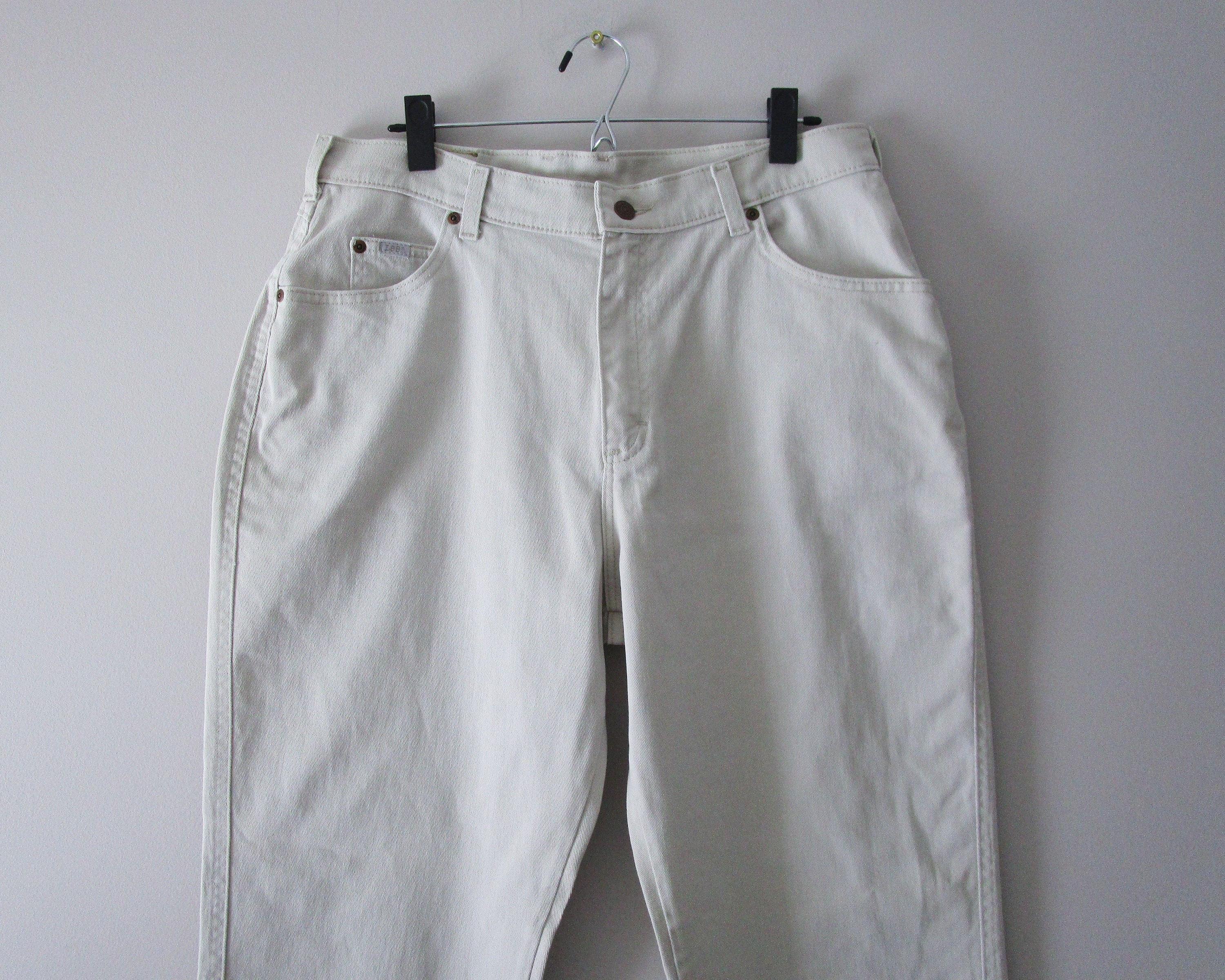 Vintage 90s Lee Original Jeans Ecru 