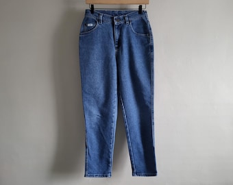 High Waist Tapered Jeans - Vintage 90s Lee - Womens 8 Petite