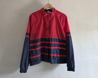 Golf Windbreaker Jacket - Vintage 80s 90s Lady Totes - Womens Size Large