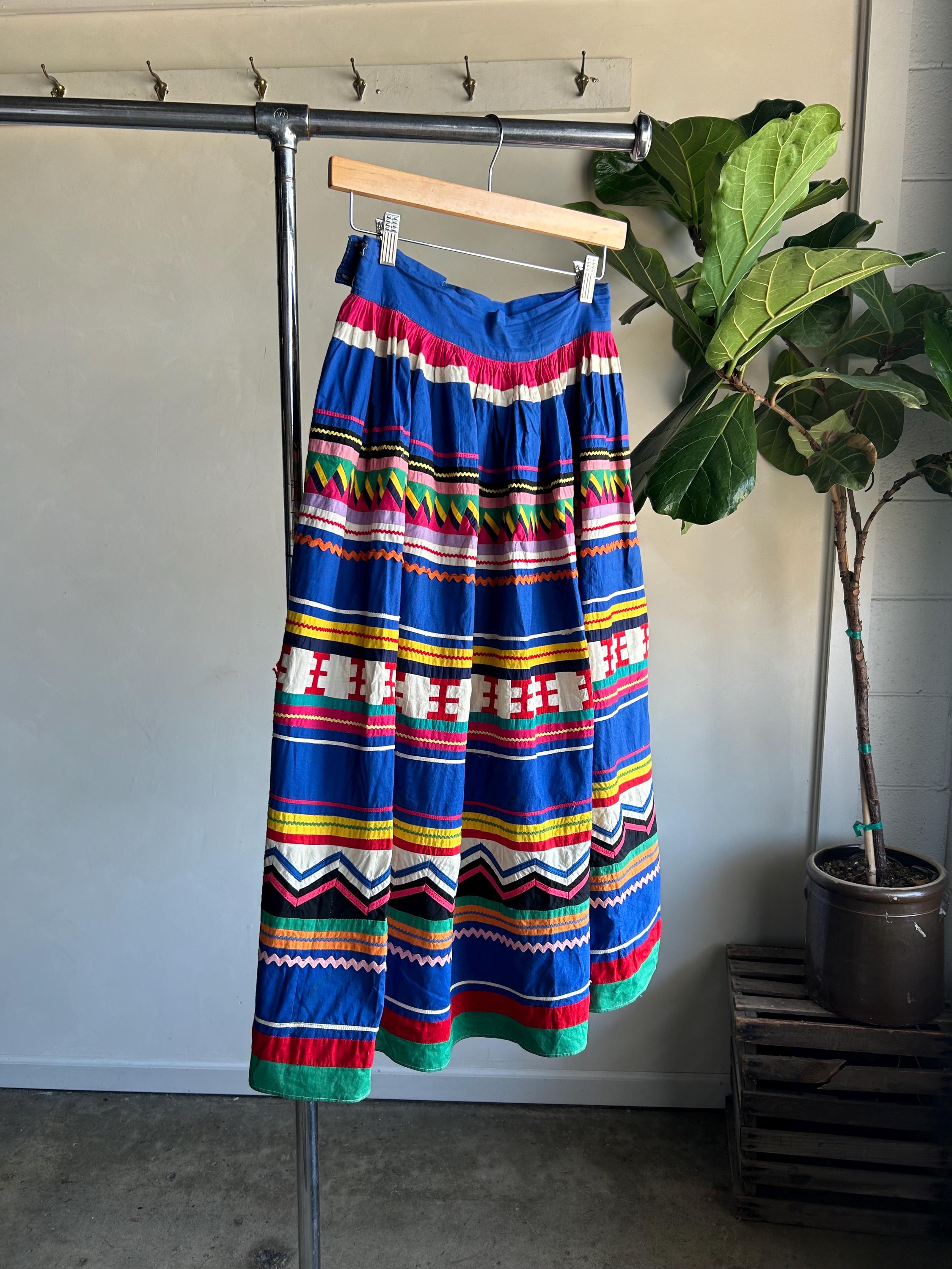 1950s Seminole Indian Handmade Native American Vibrant