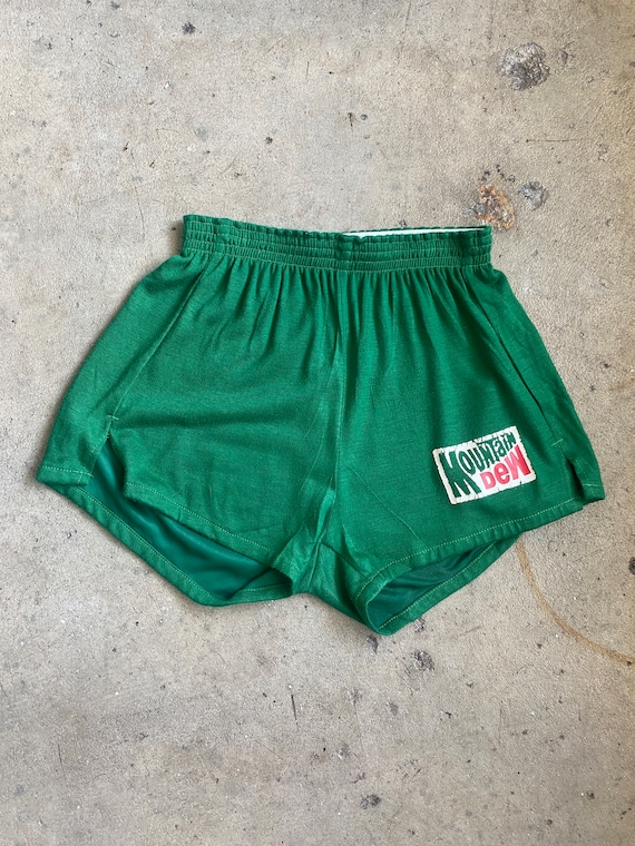 1960s/70s Mountain Dew Green Shorts Small