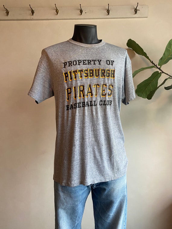 1980s Pittsburgh Pirates Baseball Club Gray Thrash
