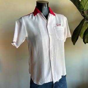 SAKS FIFTH AVENUE RAYON SHIRT 60S 「ブラック、ハンドステッチ