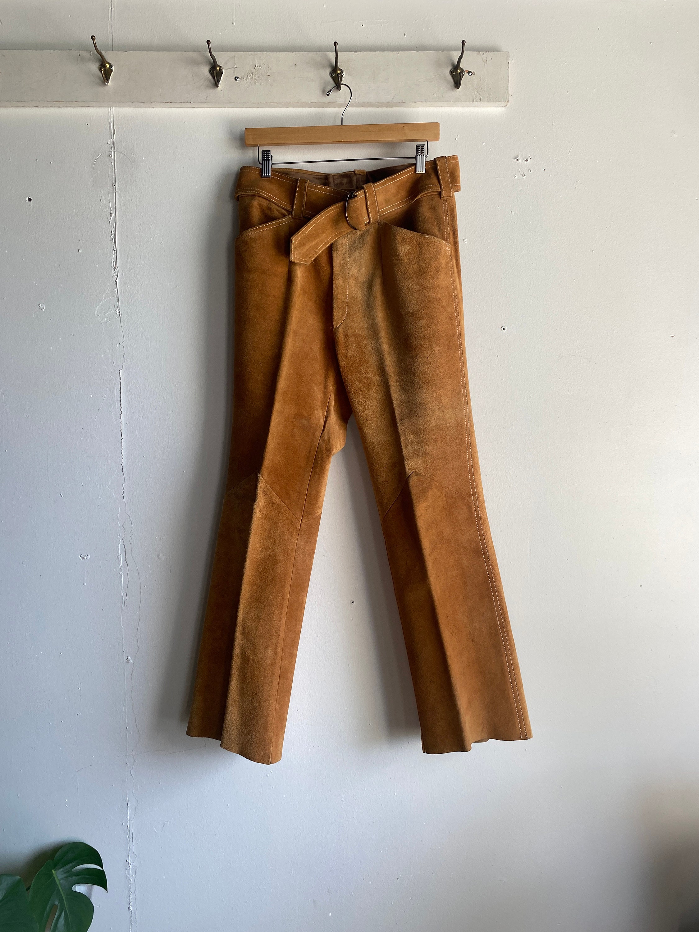 Suede Pants 