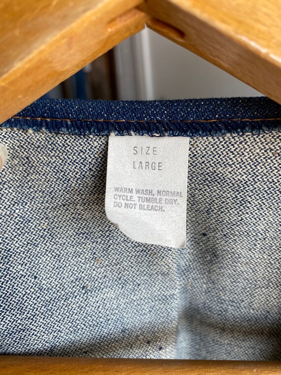 Deadstock 1970s Men's Dark Indigo Cone Denim Bell Bottom Jeans main image 0