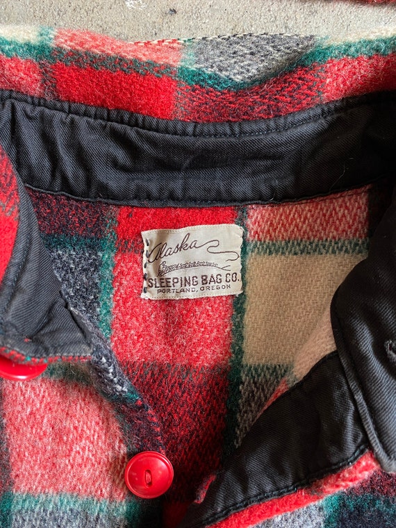 1940s/50s Alaska Sleeping Bag Co. Woolrich Red Green … Gem