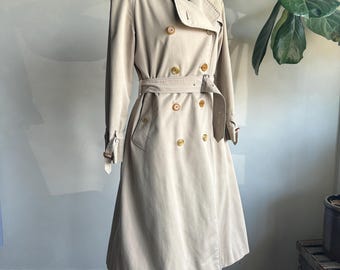 Vintage Burberry Trench Coat Nova Check 1990s Made in Spain - Etsy