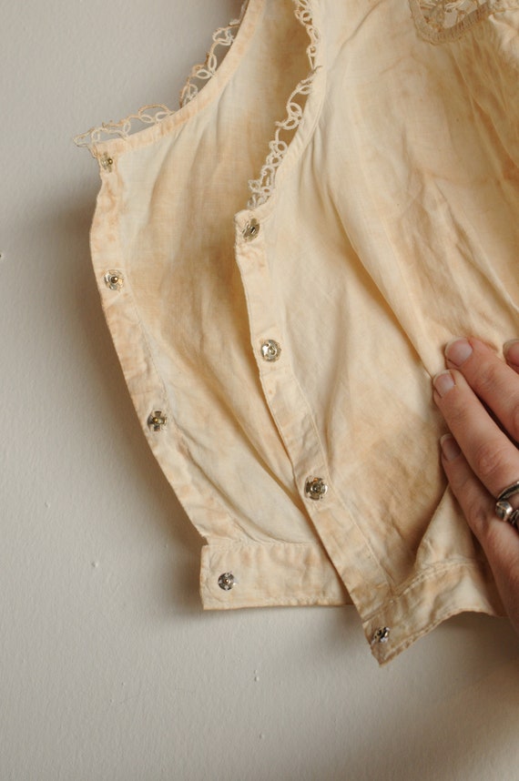 Gorgeous Antique Edwardian Lace Tutting Corset Co… - image 6