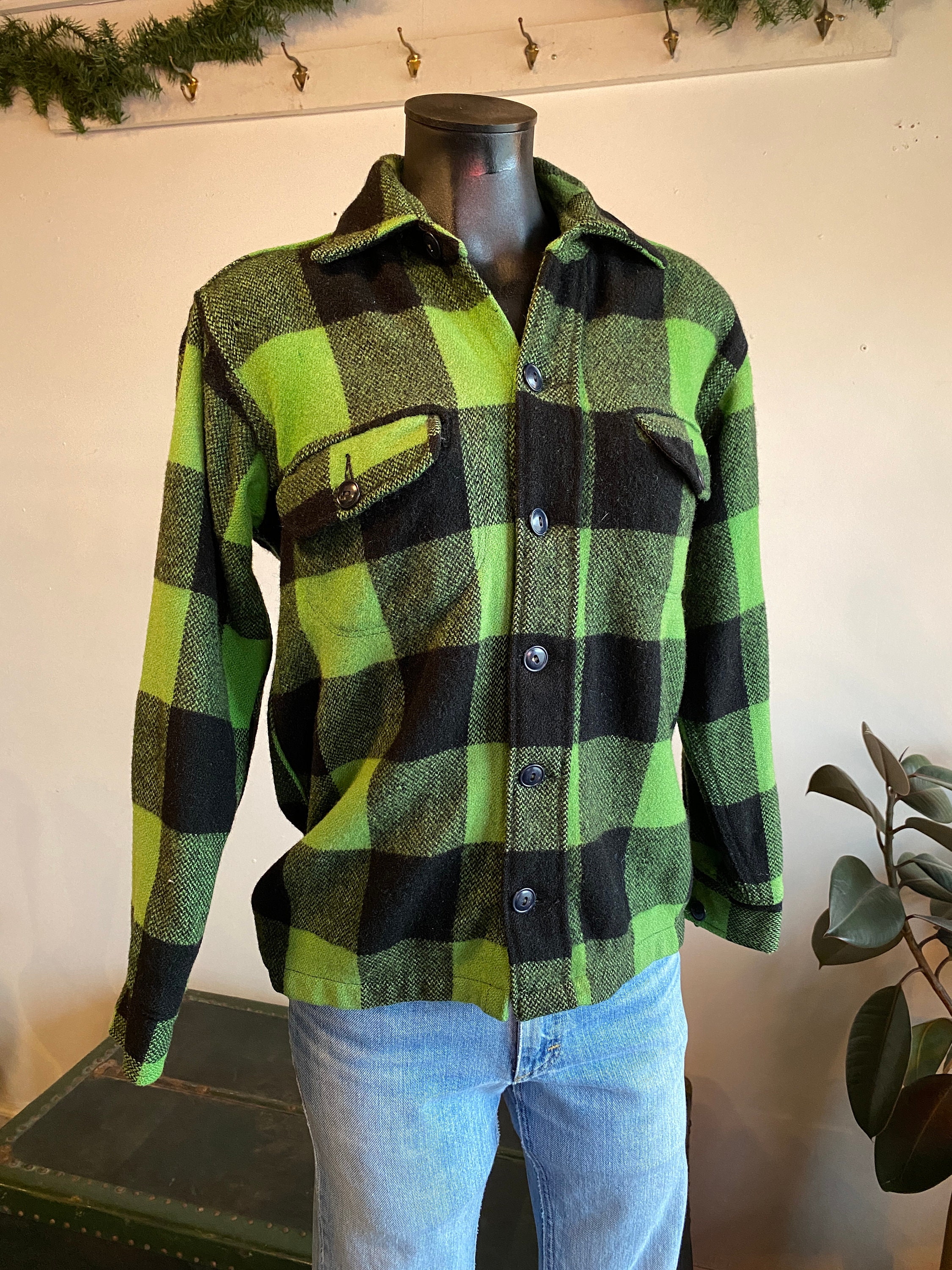 70s Buffalo Check Blouson