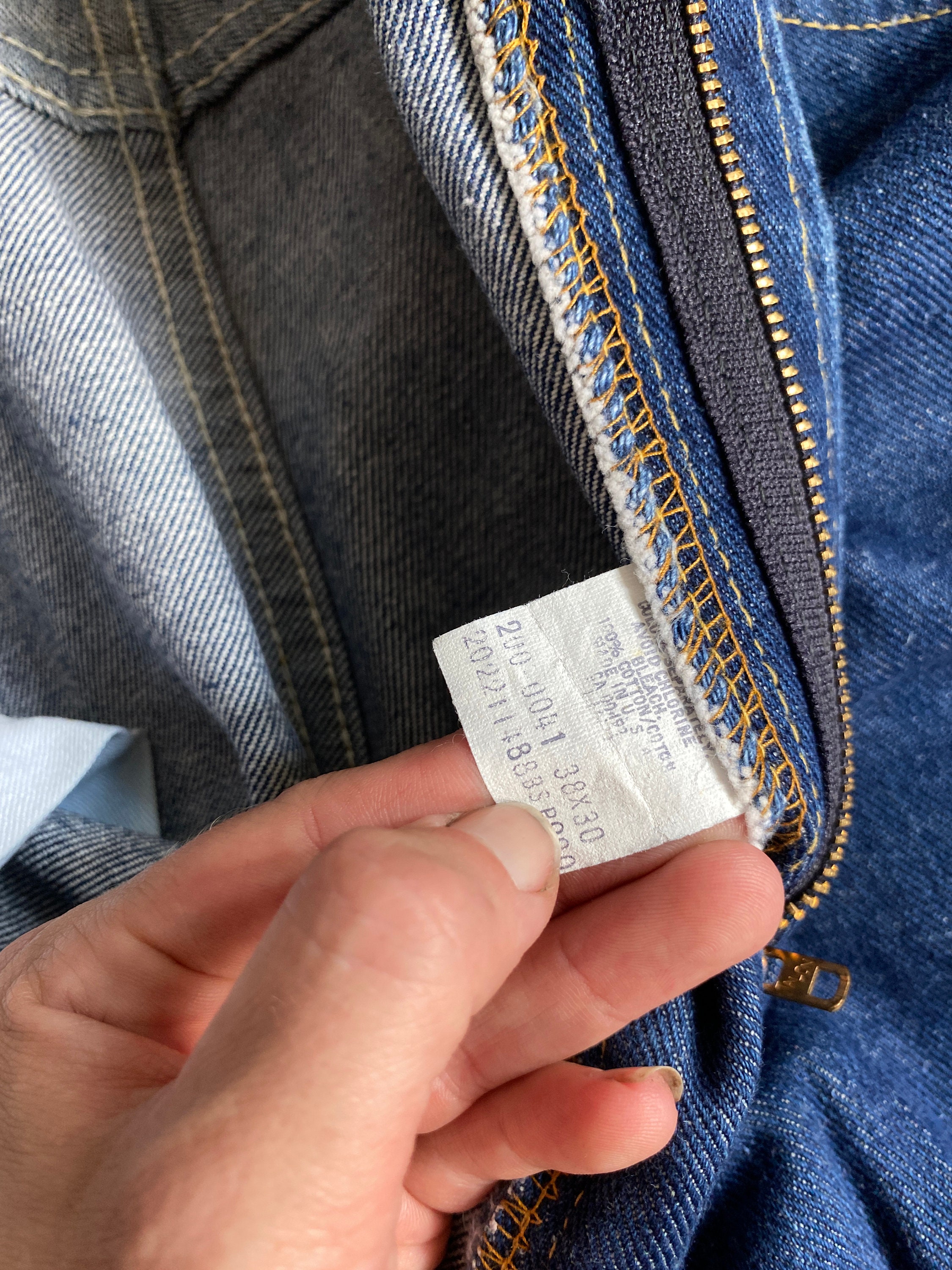 Deadstock Lee 200 1970s/80s Dark Indigo Denim Jeans Size 38x29 - Etsy