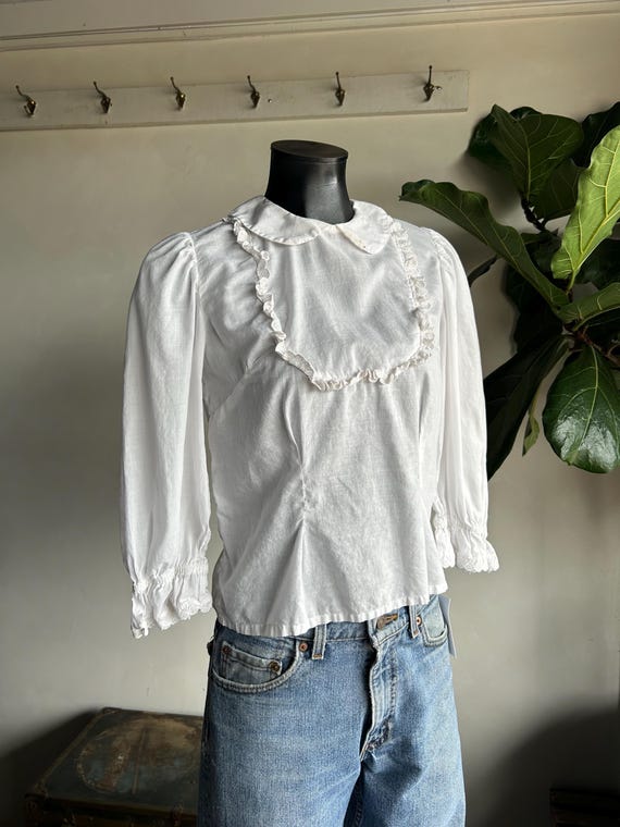 1930s cotton blouse - Gem 