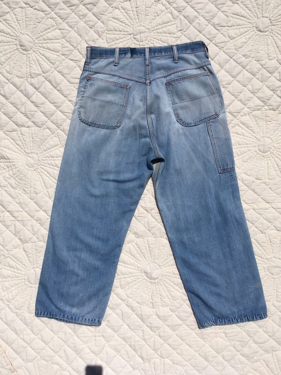 1960’s Big Mac Buttery Soft Broken in Denim Faded
