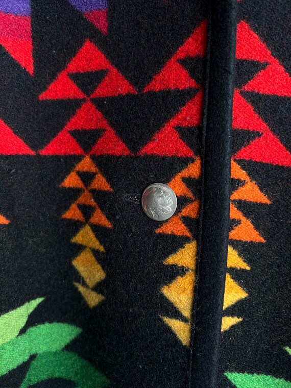 1990s Pendleton Rainbow Wool Reversible Jacket - image 3