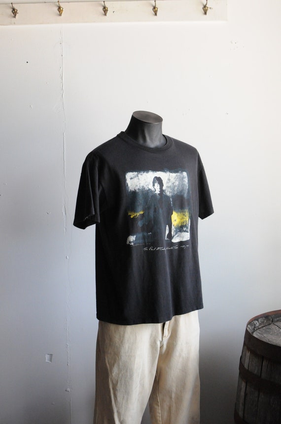 1989-90 Paul McCartney World Tour Black Graphic T-