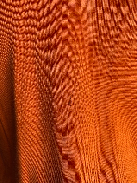 1960s Orange Blue Baseball Sleeve Durene Shirt - image 6