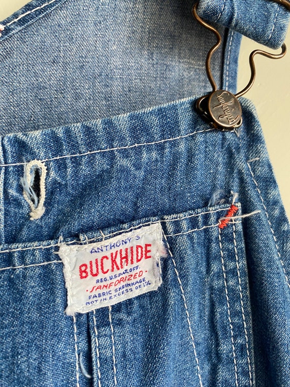 1950s/60s Anthony’s Buckhide Denim Overalls M-L - Gem