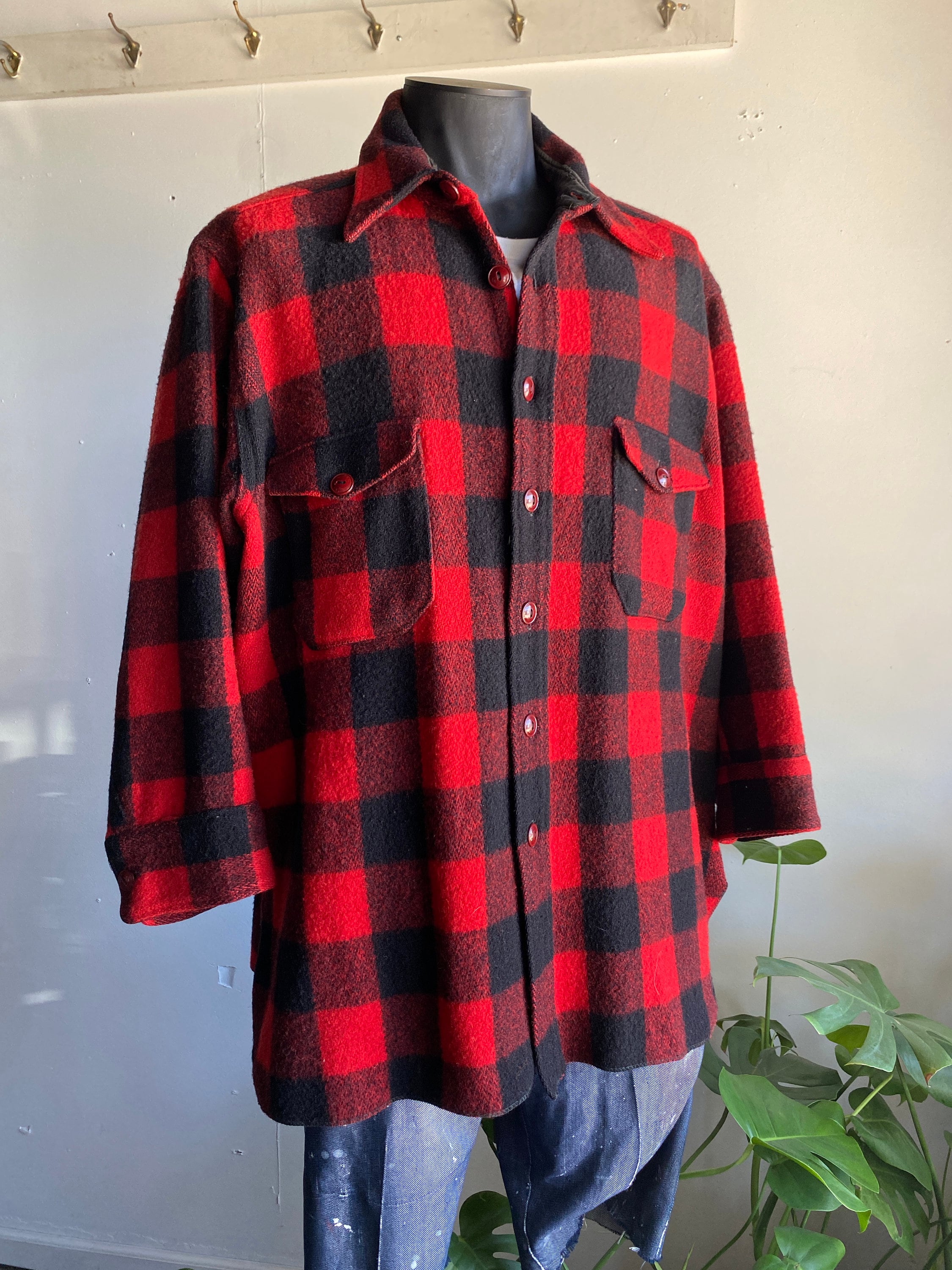 1950s Woolrich Shirt - Etsy