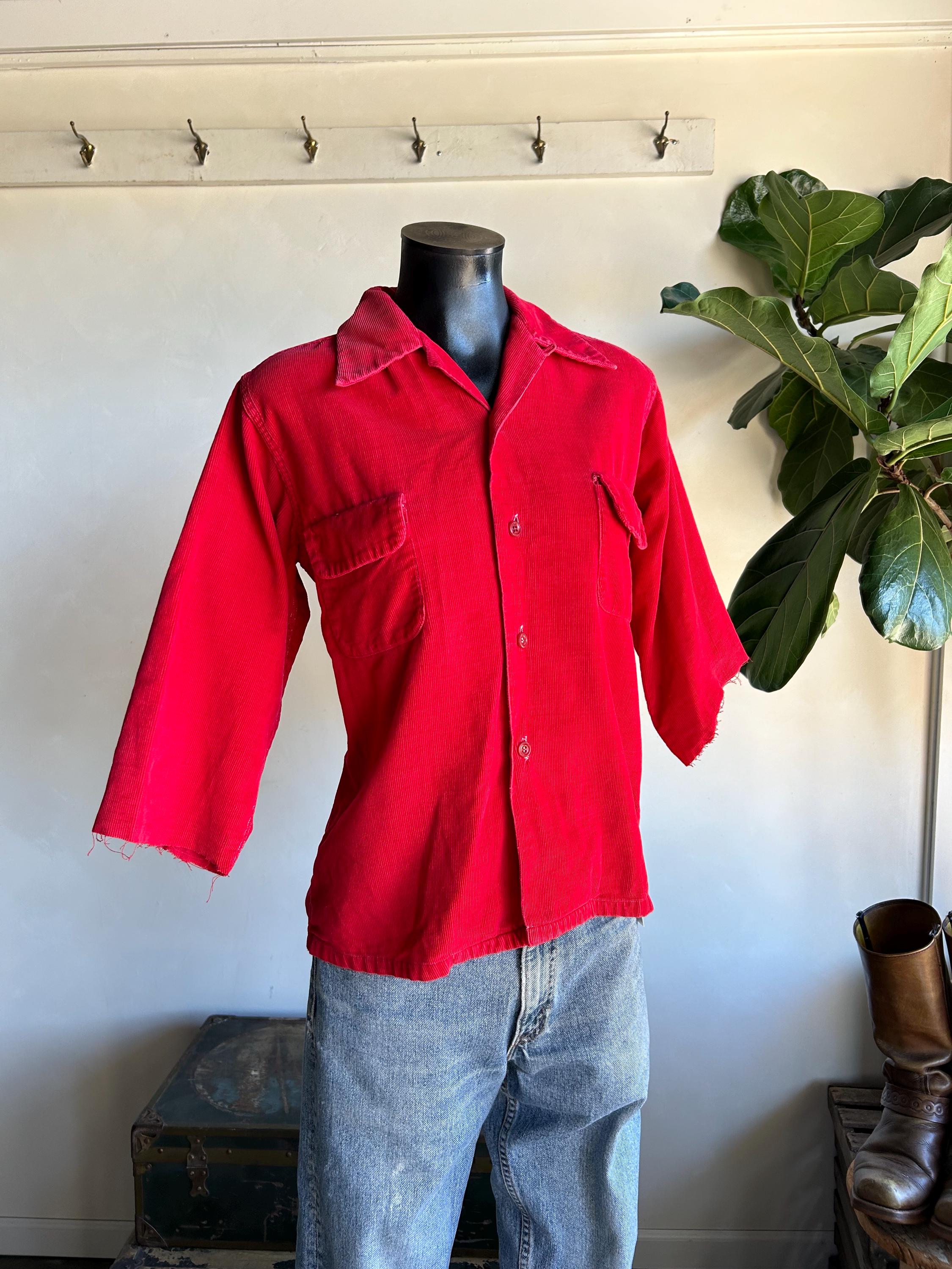 1950s Corduroy Shirt - Etsy 1950s Corduroy Shirt - Etsy