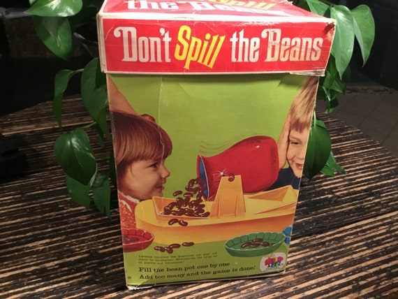 1967 Dont Spill The Beans Game Vintage By Irwins Toy Etsy