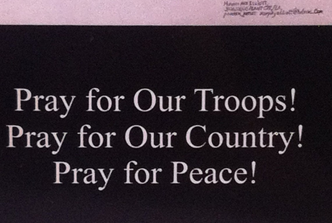 Prayer Card Pray for Our Troops Pray for Our Country Pray Etsy