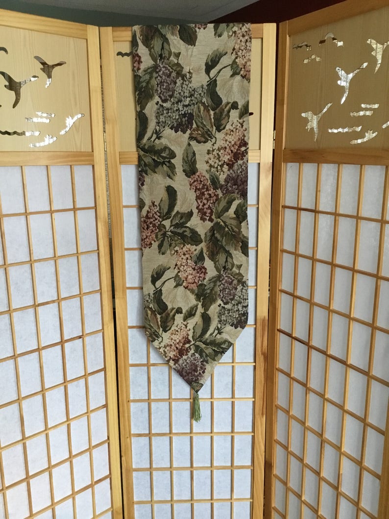 Tapestry Table Runner Or Dresser Scarf 70 X 12 178 Cm X Etsy