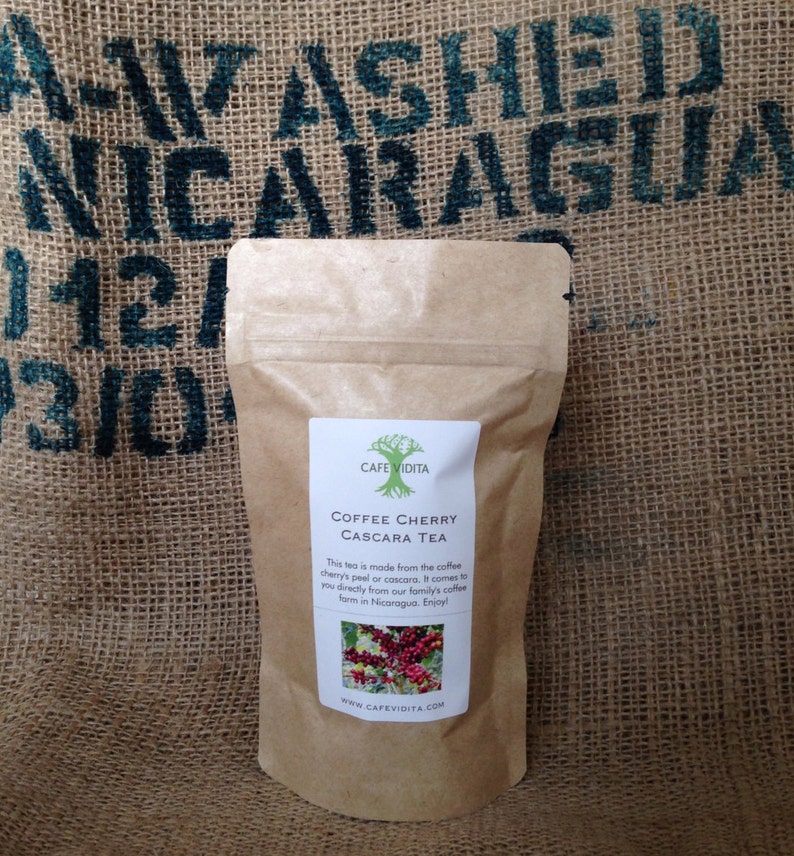 Cascara Tea Coffee Fruit Coffee Cherry Naturally Sweet Hot or Cold image 2