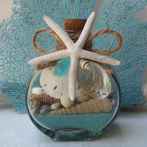 Beach In Bottle Home Decor Gift (More Colors), Decorative Bottle Gift for Beach Ocean Lovers, Beach Ocean Coastal Home Decor