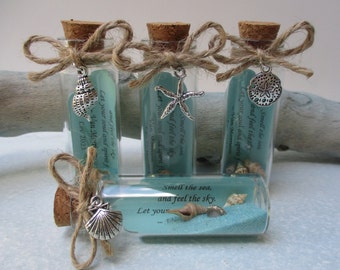 Custom Order for Tammy - 70 Beach In Bottle Favors